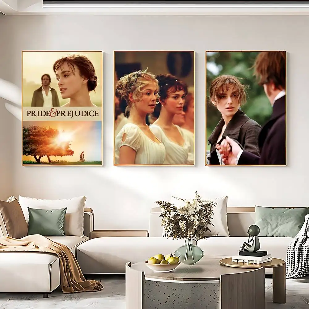 الكبرياء والتحامل المشارك صورة حائط لوح رسم الفن ديكور المنزل طباعة لغرفة المعيشة ديكور