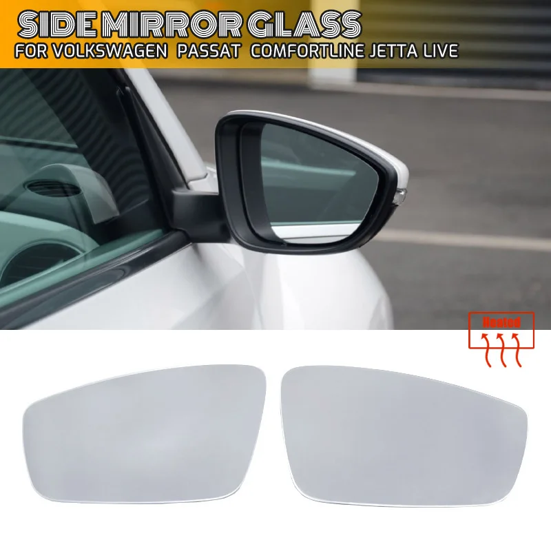

For VW Jetta Mk6 2011-2018 Passat B7 2012-2015 Beetle 2012-2016 Left Right Door Side Wing Mirror Glass Anti dizziness