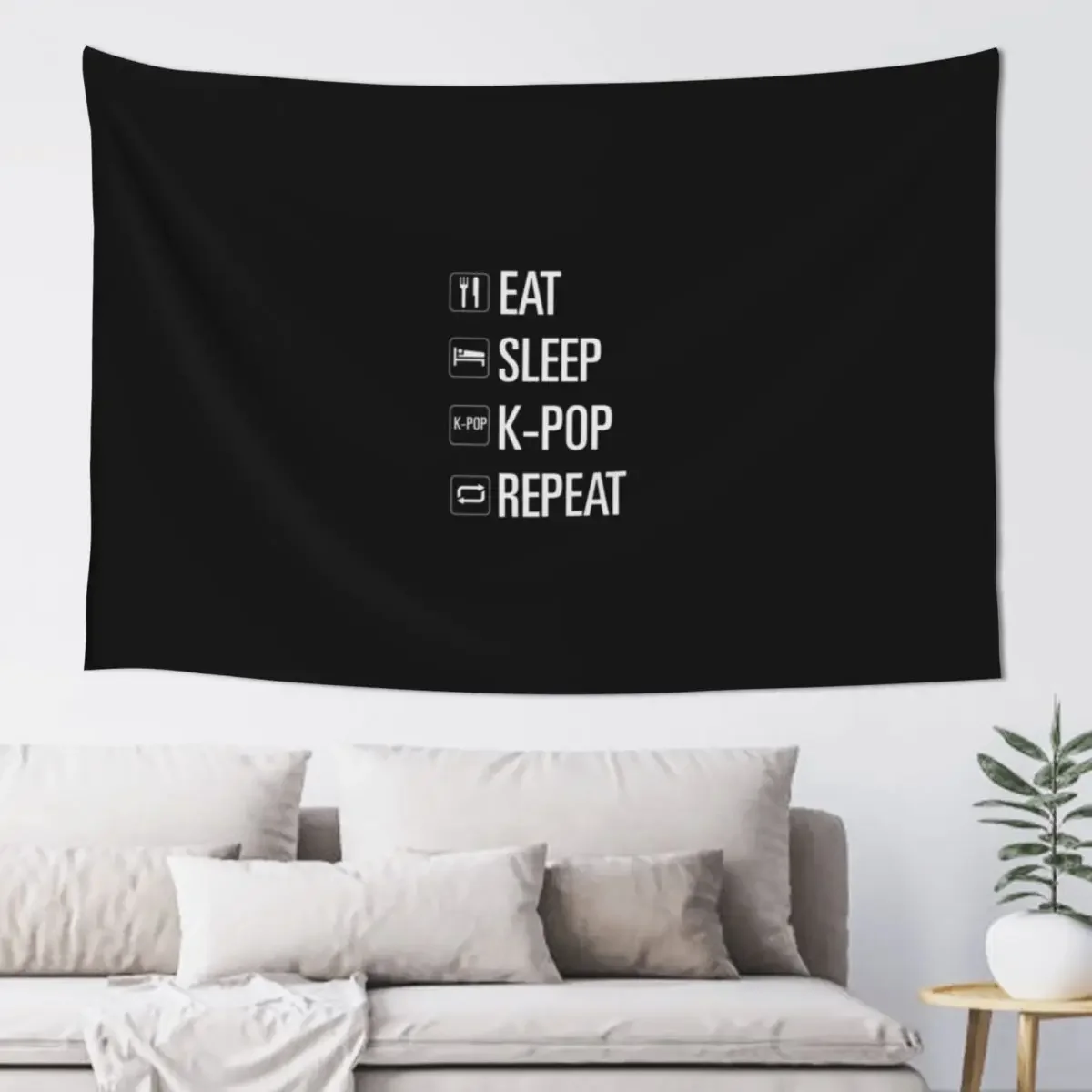 

Kpop only Tapestry Cute Decor Wall Deco Room Decor Aesthetic Wall Hangings Decoration Tapestry