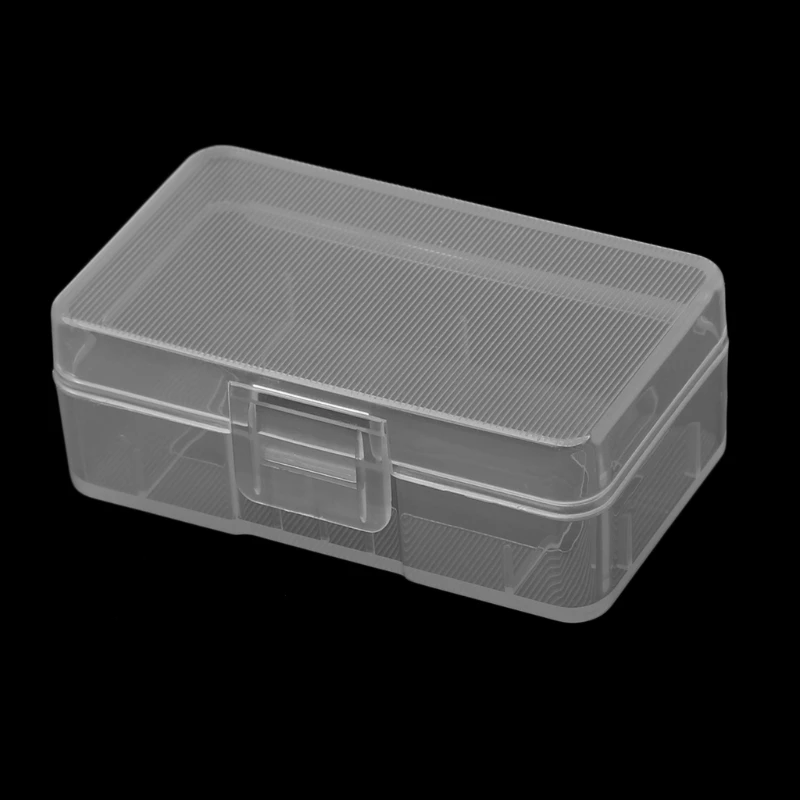 Mini Transparent for Case Holder Storage Box For 1x 9V Battery Or 2x AA Batterie