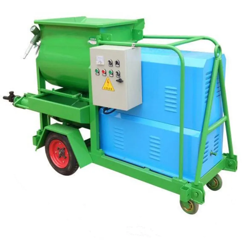 Grouting Machine Cement-sand Mix Grout Pumps with Mixer Motor 220V/380V High Efficiency Tunnel Spraying
