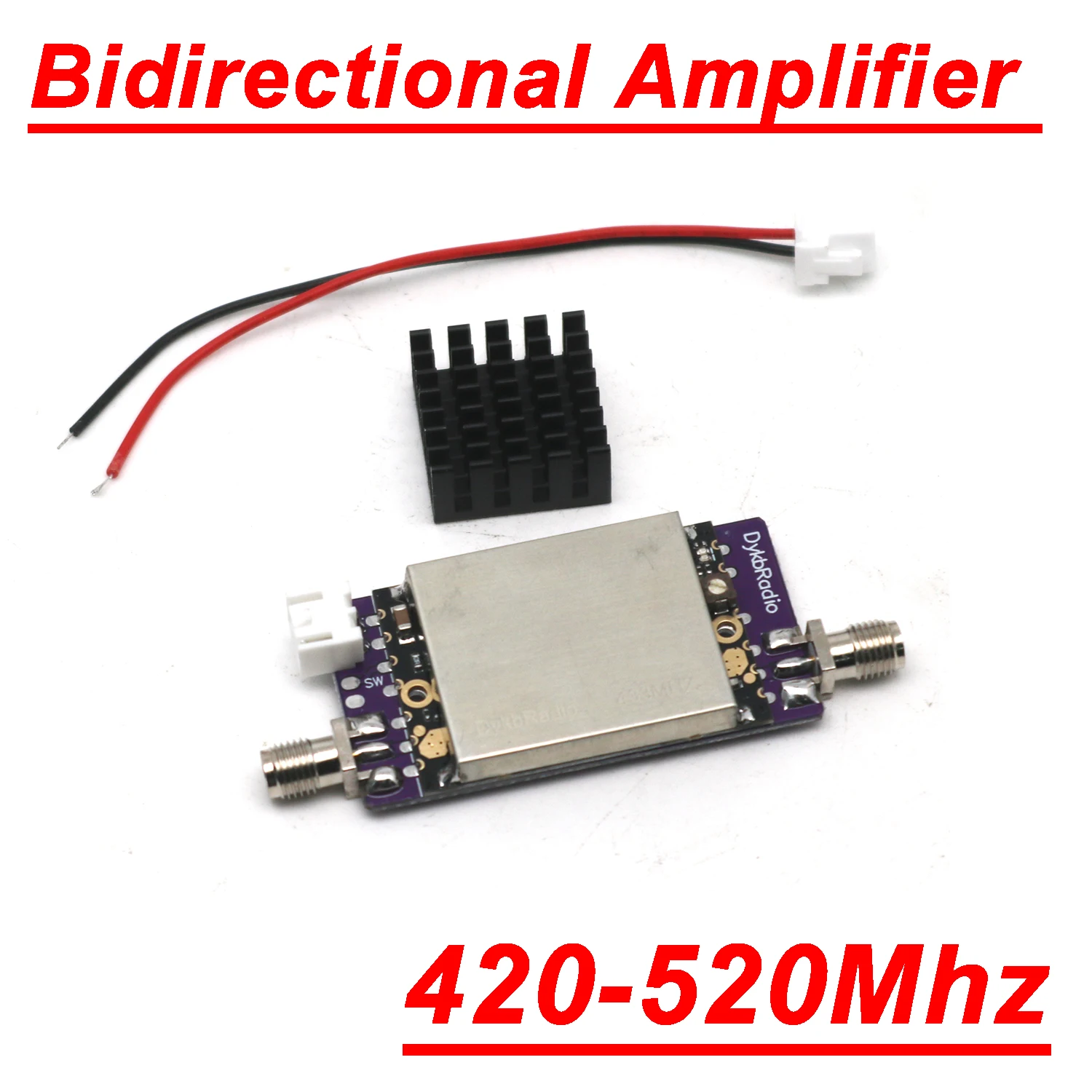 Bidirectional Amplifier 433MHz 510MHz Lora Signal Booster Transmit Receive 2-Way Power AMP UHF VHF RF Signal Amplification 433M