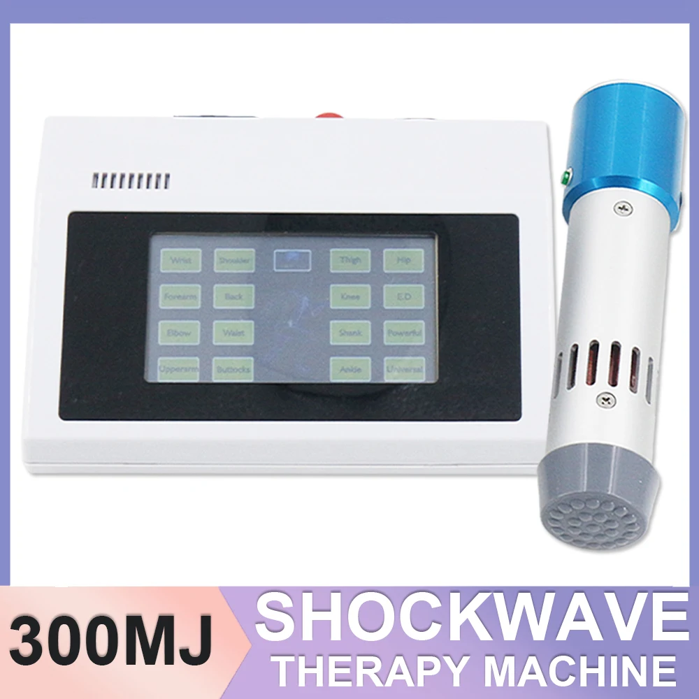 

300MJ Shockwave Therapy Machine 7 Heads Massage Relaxation ED Treatment Shock Wave Physiotherapy Massager Health Care