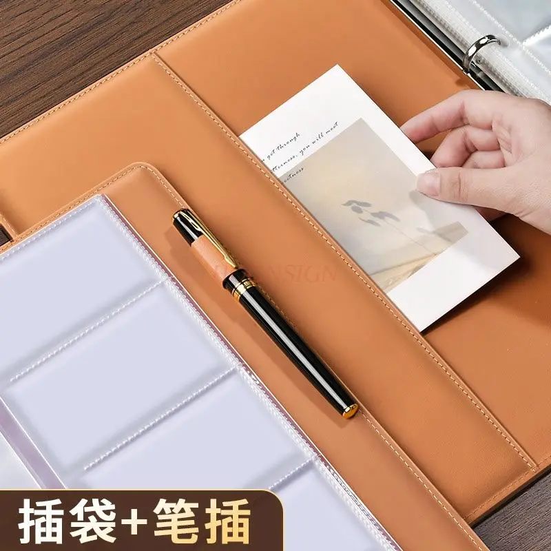 

1book Large capacity card holder collection, multiple card slots, small card book, collection book, credit membership card bag
