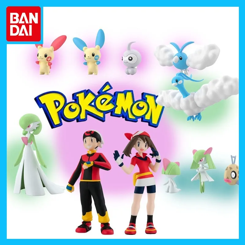 

Bandai Original Pokémon Anime Figure Scale World Hoenn May Gardevoir Altaria Action Figure Toys for Boys Girls Kids Gift