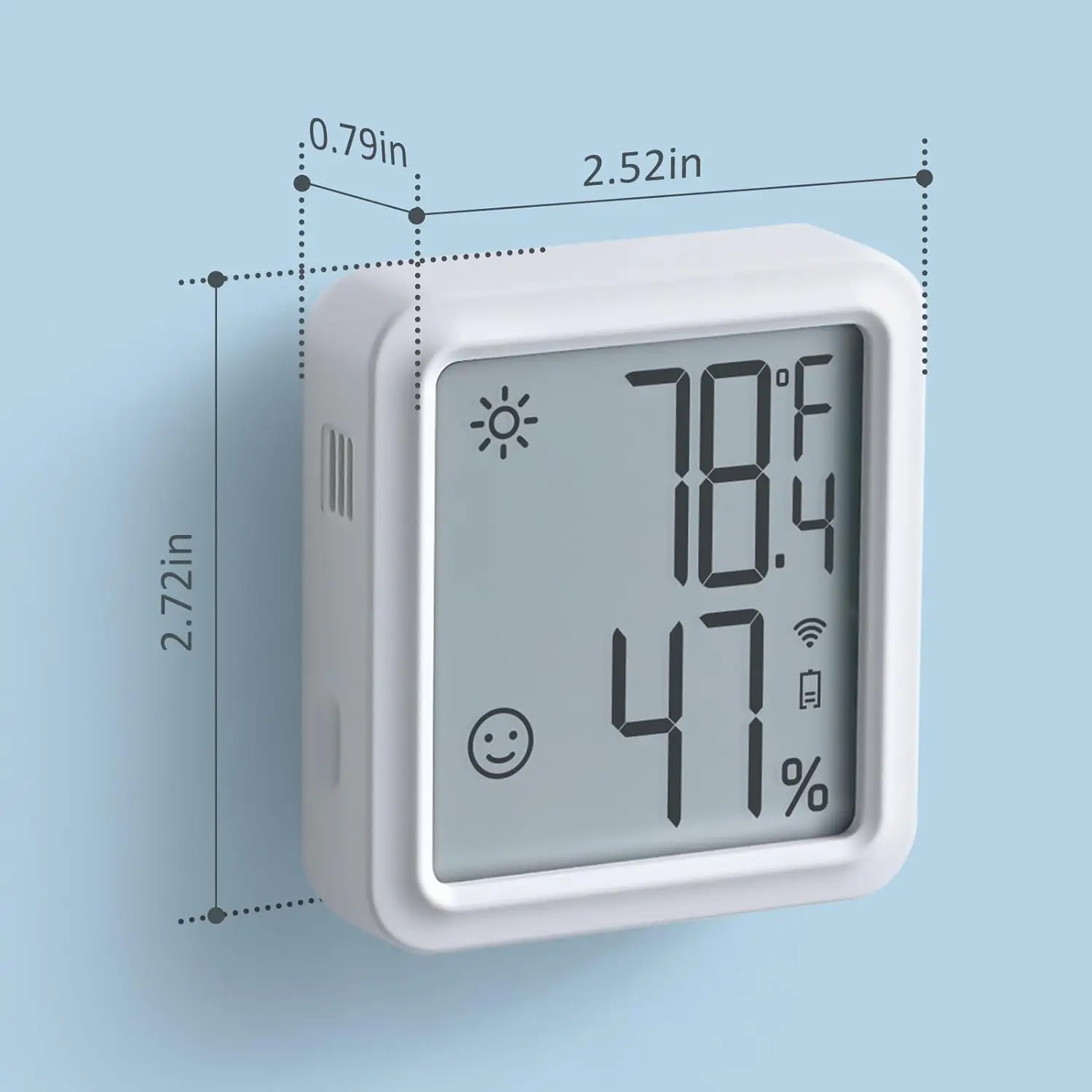 Imagem -02 - Termômetro de Exibição Digital Higrômetro Wi-fi Remoto Temperatura Sensor de Umidade para Quarto Escritório Adega Inkbird-ibs-th3-plus