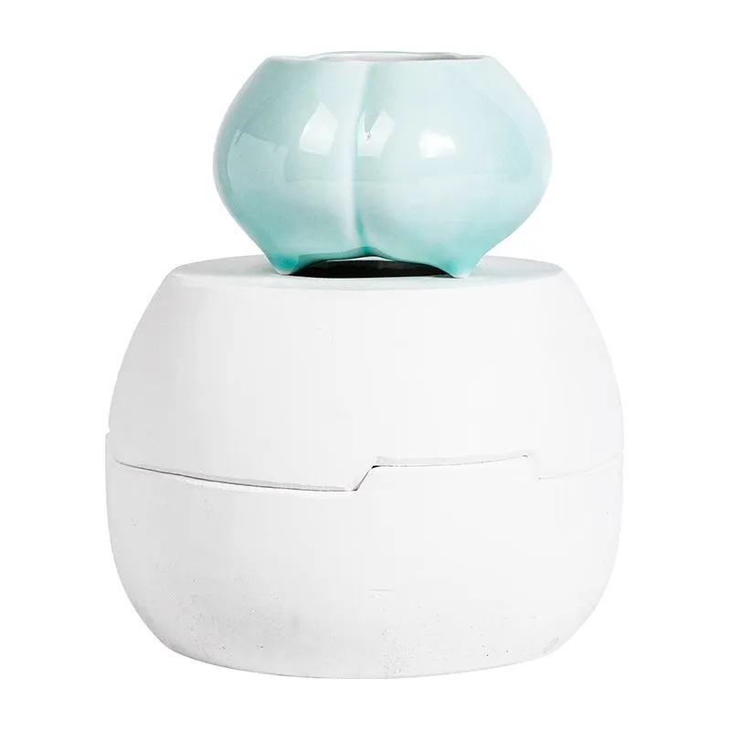 

Керамическая гипсовая форма, креативный сочный цветочный горшок, ваза, контейнер, гипсовые формы для Diy, глиняные керамические инструменты, принадлежности