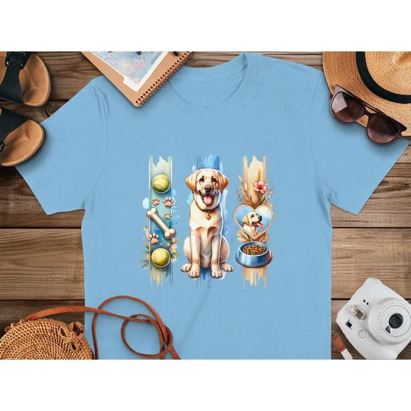 

Labrador Retriever Brushstroke Dog Art Cute for Her Mom T Shirt Unique Lover Pet