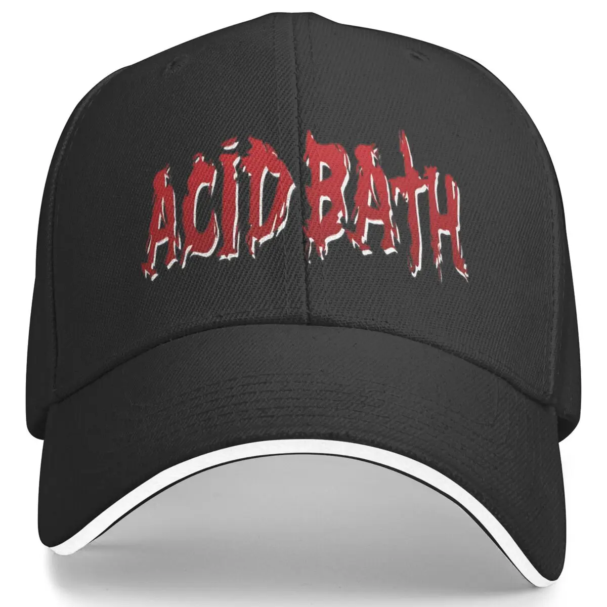 Acid Bath Band Logo Baseball Cap Men Adult Print Hip Hop Hats Spring Fitted Retro Outdoor Sports Adjustable Snapback Cap