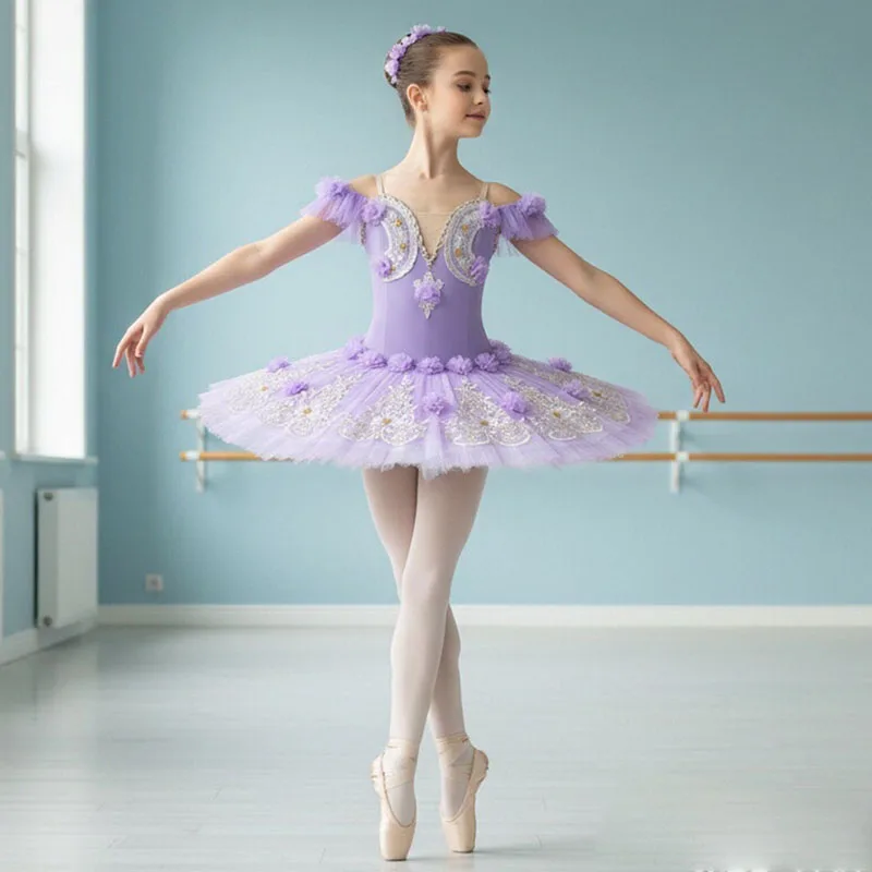 

Professional Ballerina Women's Girls' Ballet Tutu Costume Dancewear Skirt for Performances And Classes