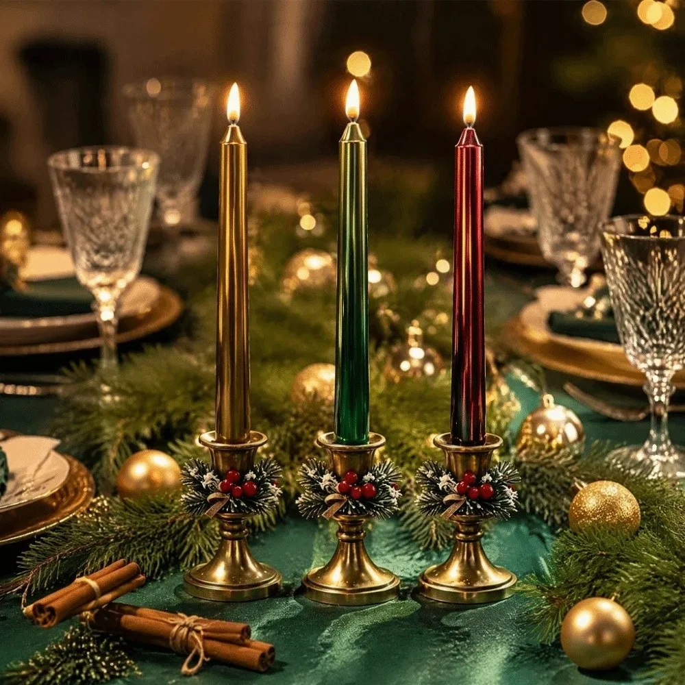 Long Pole LED Electronic Candles Remote Control Ambient Lighting Flameless Candles Battery Operated Simulation LED Candles