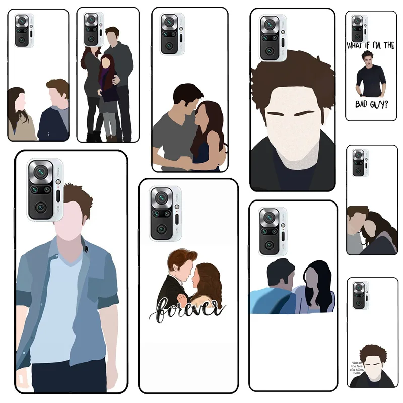 TV Twilight Isabella Edward Cullen Case For Xiaomi Redmi Note 12 Pro 11 9 8 10 Pro 9S 10S 11S 12S Redmi 12C 9C 10A 10C Cover