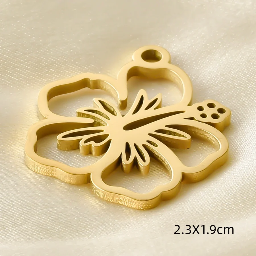 6 Stück echt vergoldete Chakra-Lotusblumen-Hasama-Anhänger, Energieausgleich-Accessoires, DIY-Edelstahl-Anhänger für die Schmuckherstellung – Detail 18