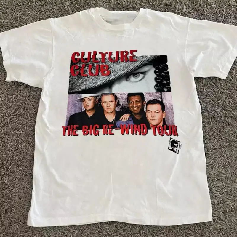 

Футболка Culture Club Boy George Band Tour, полный размер S 5Xl