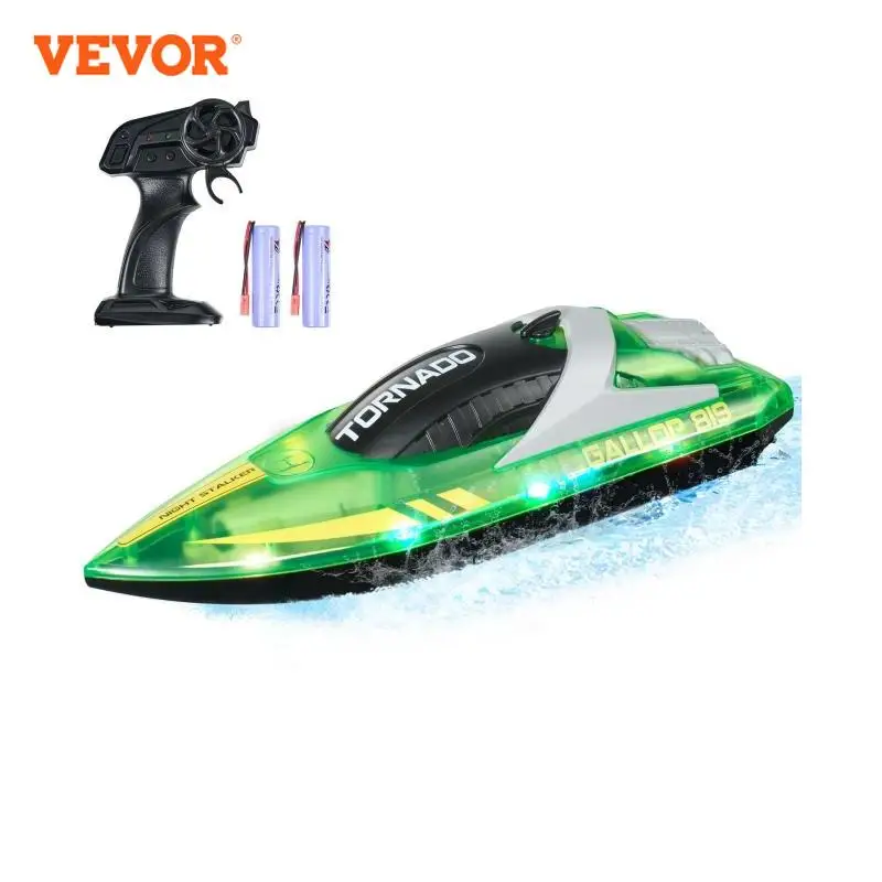 VEVOR HJ819 RC Boot 2,4 GHz 12 km/u Hoge Snelheid Afstandsbediening Racing Boot Waterdichte Elektrische Radio Speelgoed voor Jongens 14Y + Geschenken