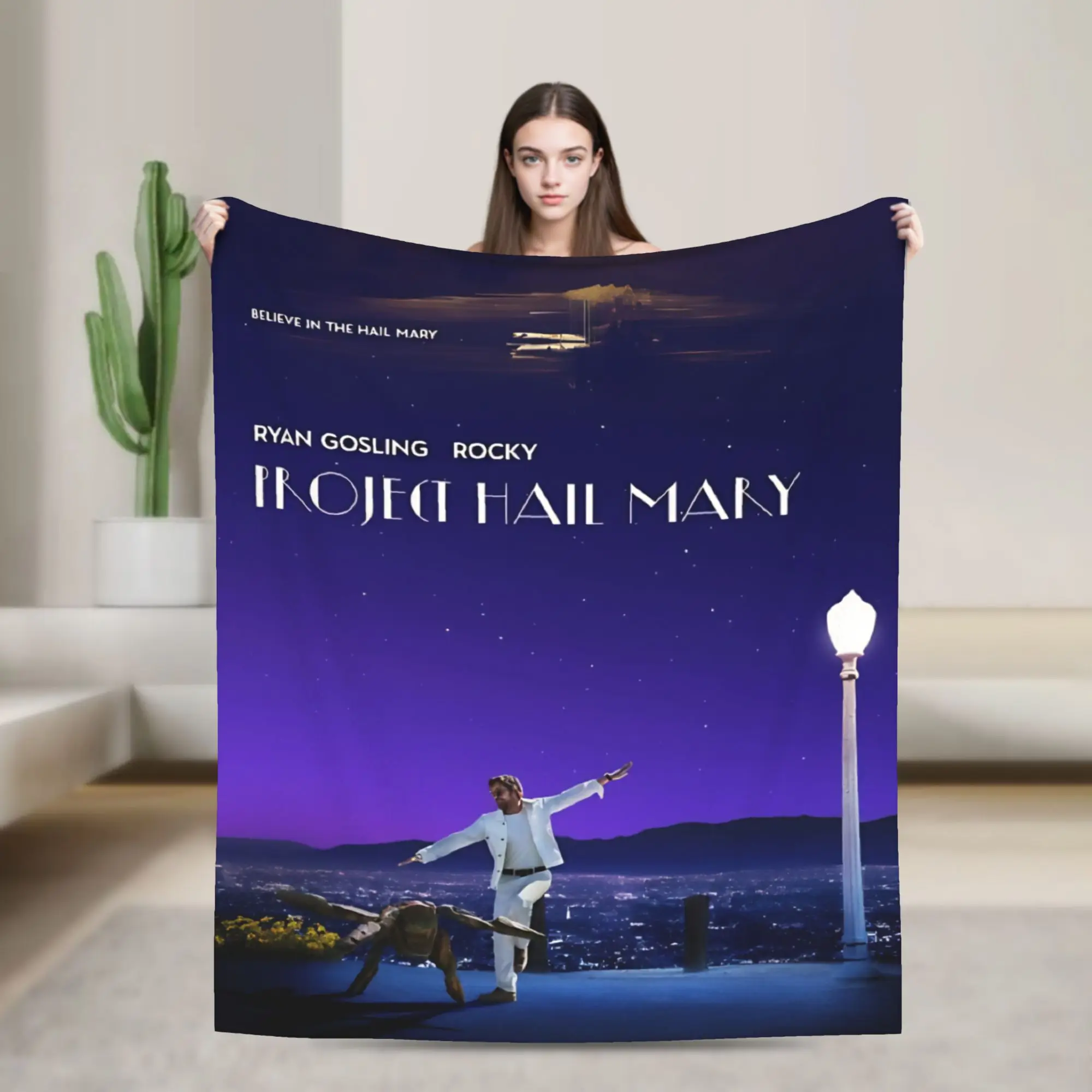 Project Hail Mary  La La Land Wool Blankets  Awesome Throw Blankets for Home 200x150cm Bedspread