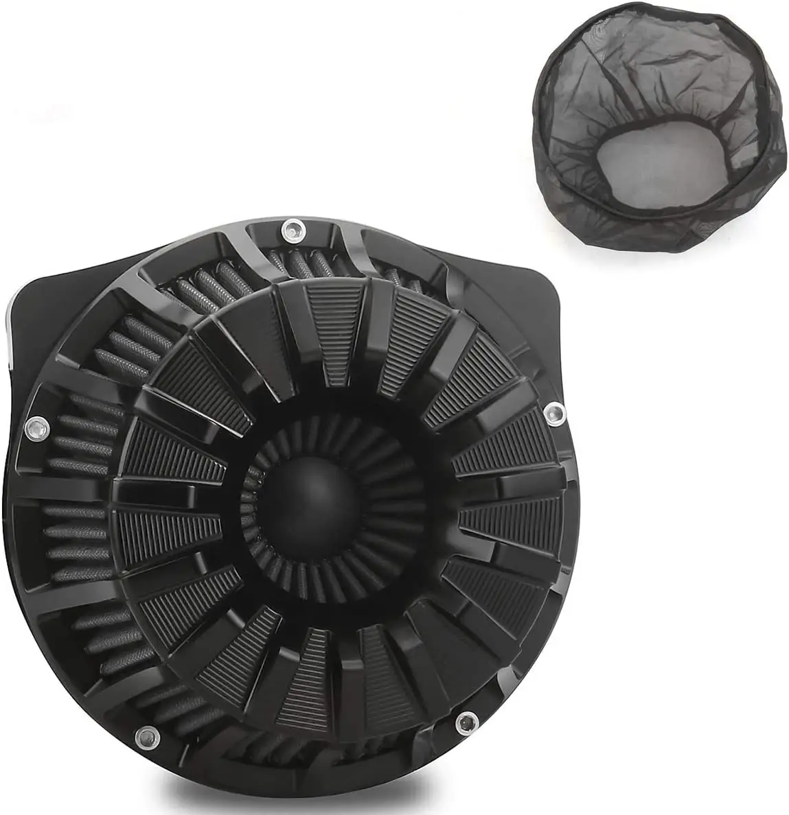 Black 15 spokes AIR CLEANER