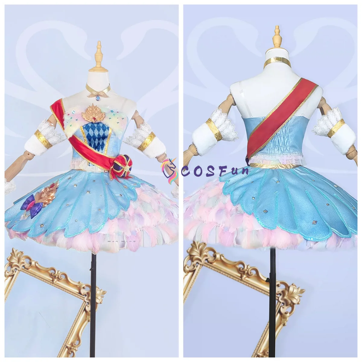 Aikatsu! Disfraz de Oozora Tsubasa, vestido de Lolita Swan Lake para Halloween, juego de rol de Navidad para mujeres COSFun