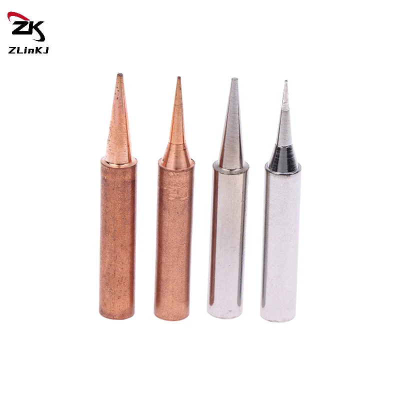 (ZYDD01) 5Pcs 900M-T-B Solder Pure Copper Iron Tips Set Soldering Tip Welding Equipment Accessories Rework Station Welding Head