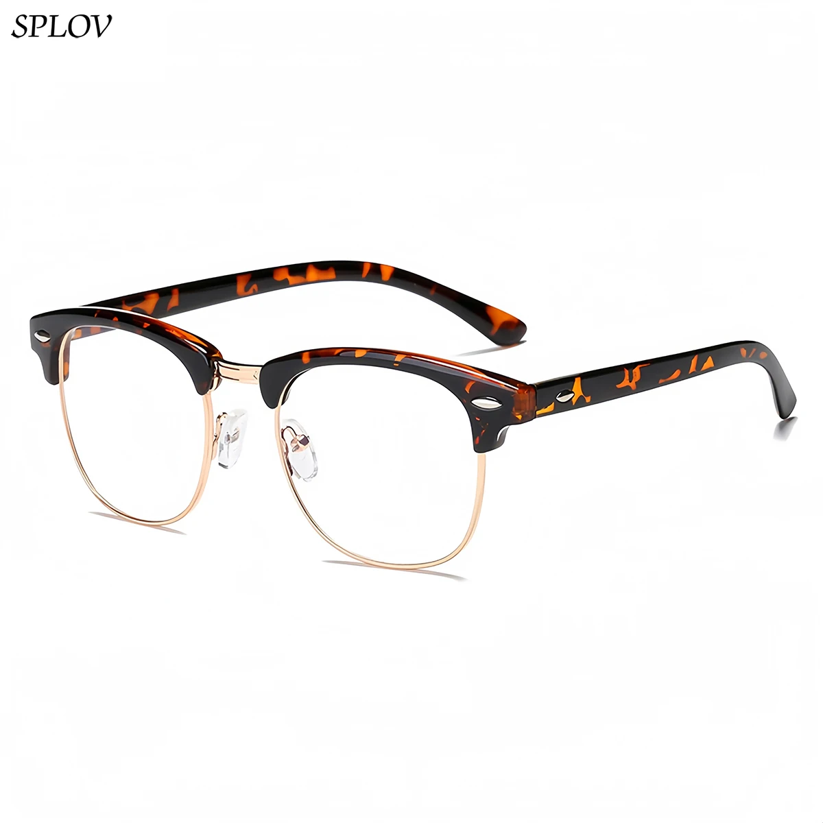 SPLOV Classic Prescription Glasses Lightweight and Fashionable Men's and Women's HD Lenses High Quality Myopia Glasses