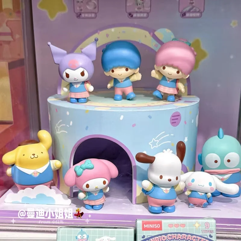

Miniso Sanrio School Return слепая коробка аниме фигурки-сюрприз модная декоративная коллекционная загадочная игрушка для девочек
