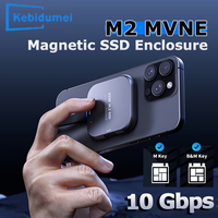 Magnetic M.2 2230 NVMe SSD Enclosure 10Gbps PD100W External Case for iPhone 16 15 Pro Max MacBook iPad 4TB Portable Solid State