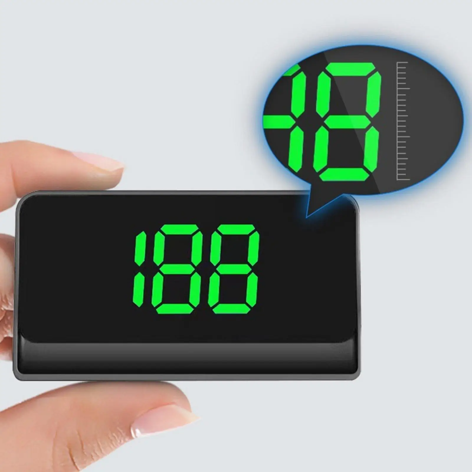 Universal HUD Miles per Hour / KM/H Switchable Digital Car Speedometer Compact