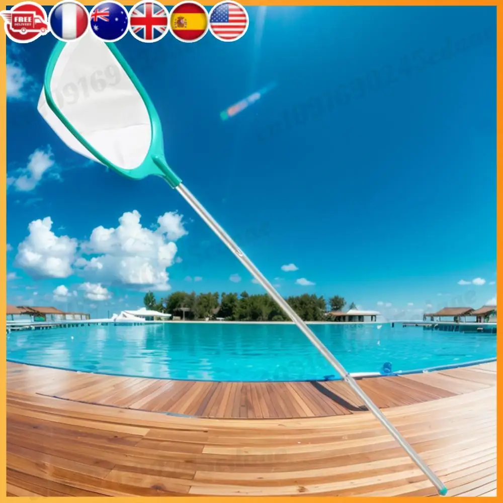 

Сетка для скиммера для бассейна с 3 секциями из алюминиевого сплава Сетка для скиммера листьев для бассейна Сетка для скиммера листьев для очистки мусора листьев