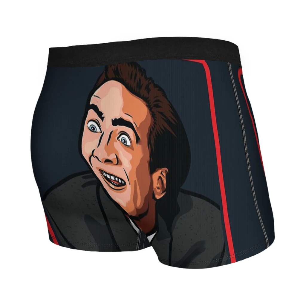 Vive St Nicolas - Pop Cage Man's Boxer Briefs Underpants Golden Globe Award Actor Highly Breathable High Quality Birthday Gifts