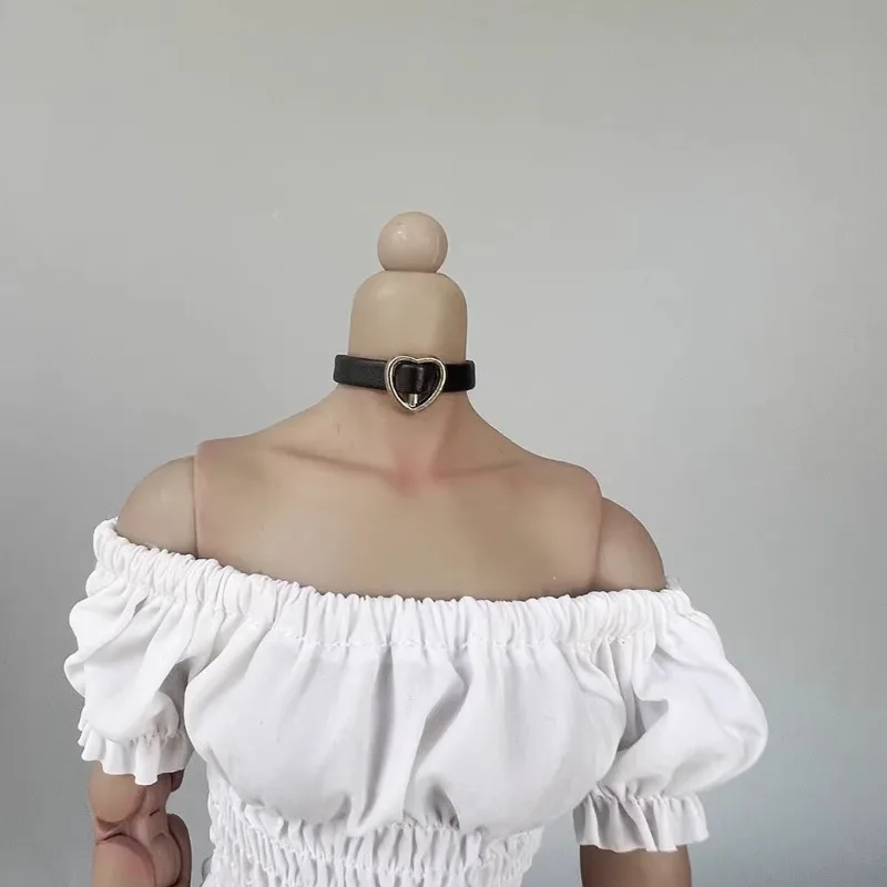 1/6 Scale Female Soldier PU Leather Neck Collar Doll Accessories for 12Inch TBL Action Figures Body Decoration