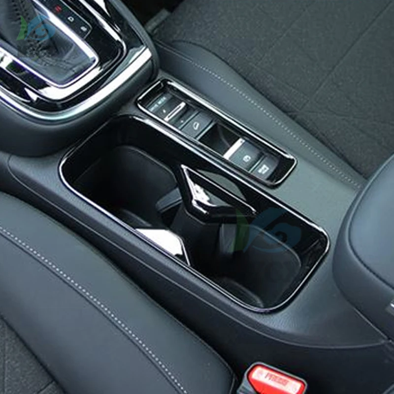 Cubierta de portavasos ABS cromado, decoración para Honda HR-V HRV VEZEL 2021 2022, accesorios de embellecedor Interior superposición