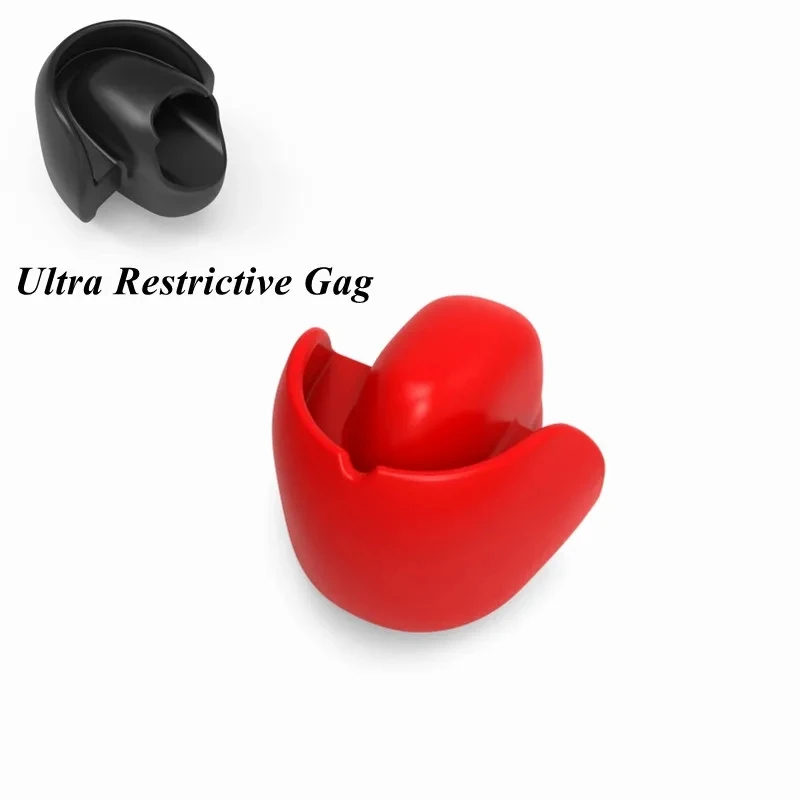 Bdsm Mouth Gag Drool ball متعة اللسان الثابتة الكرة المكونات الفم يمكن خفها مع قناع #2