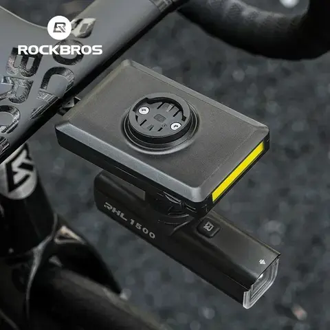 ROCKBROS 자전거 라이트 전면 5000/10000mAh 자전거 라이트 IP64 방수 강력한 라이트 안전 사이클링 램프 대용량 하이라이트