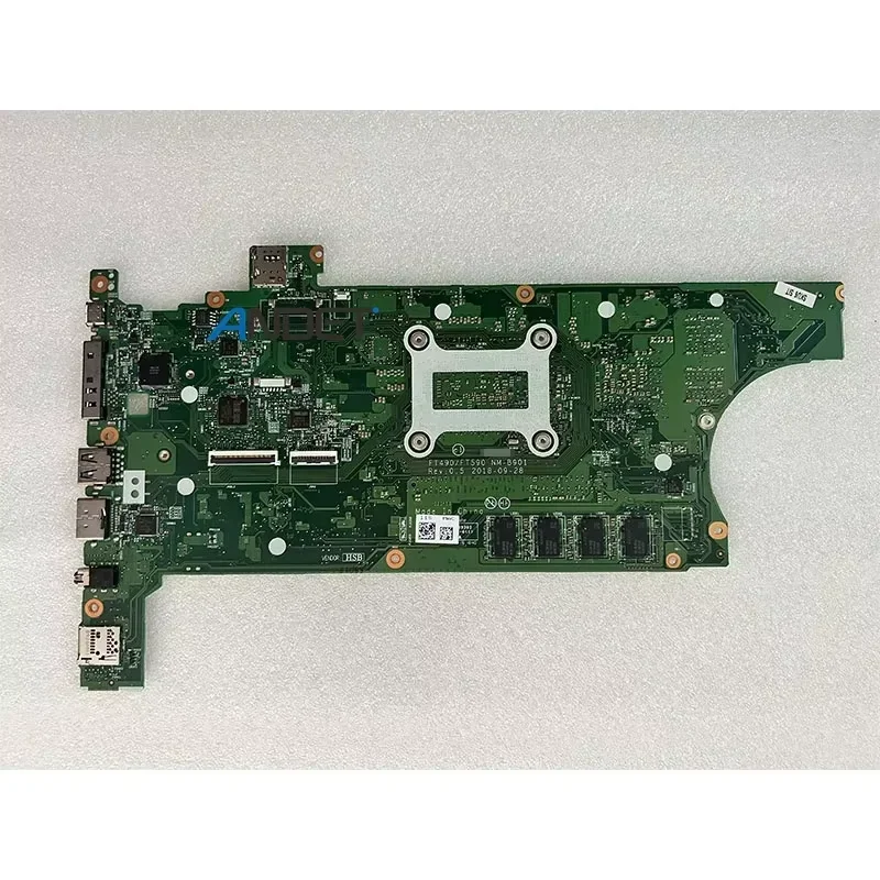 NM-B901 For Lenovo ThinkPad T490 T590 Laptop Motherboard I5-8265U I7-8565U 8G 16G Notebook Mainboard 100% test work 02HK923