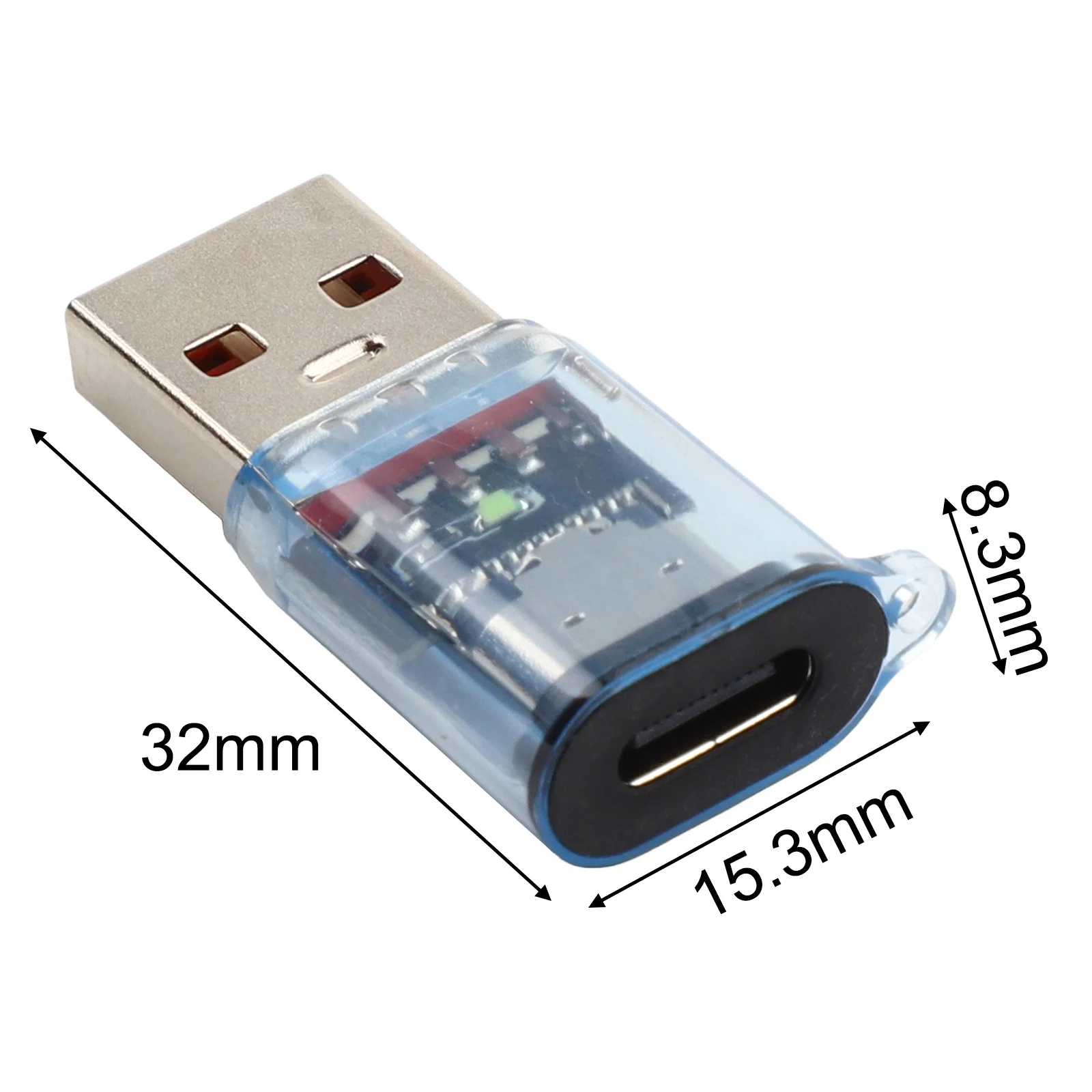 Streamlined USB C to USB A Adapter Compact Design with Fast Data Transfer Rate of Up to 10Gbps and High Power Delivery