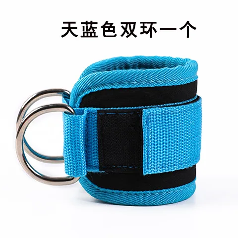 Fitness Ankle Straps Adjustable D-Ring Support Cuffs Gym Leg Excercises Training Workouts Sports Fit Guard Safety Abductors