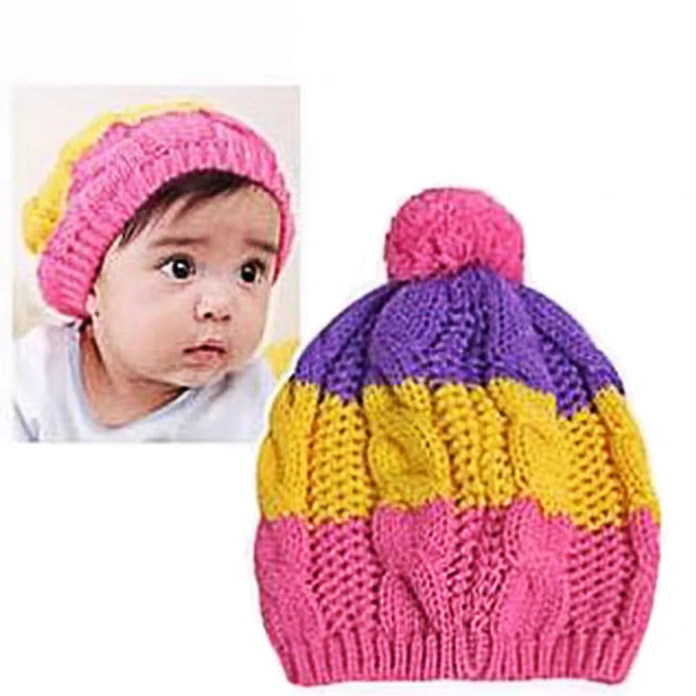 gorros-de-punto-para-bebe-nina-con-orejeras-a-rayas-gorro-de-punto-con-pompon-gorro-de-ganchillo-gorro-de-invierno