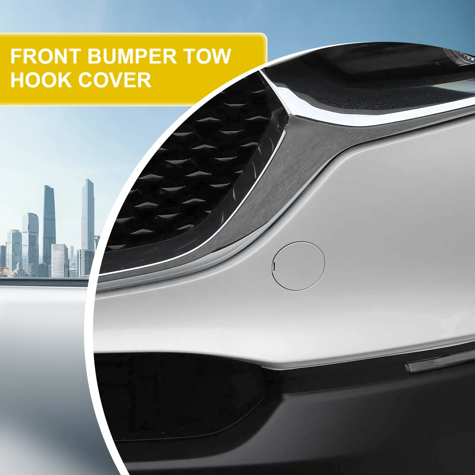 For Mazda CX-30 CX30 2020 2021 2022 2023 Front Bumper Tow Hook Cap Towing Eye Cover DHB450A11 Car Accessories