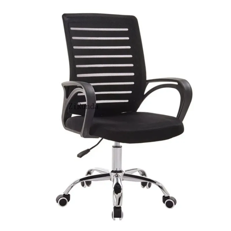 Ergonomic high-back mesh office chair with adjustable height, minimalist design, wide seat