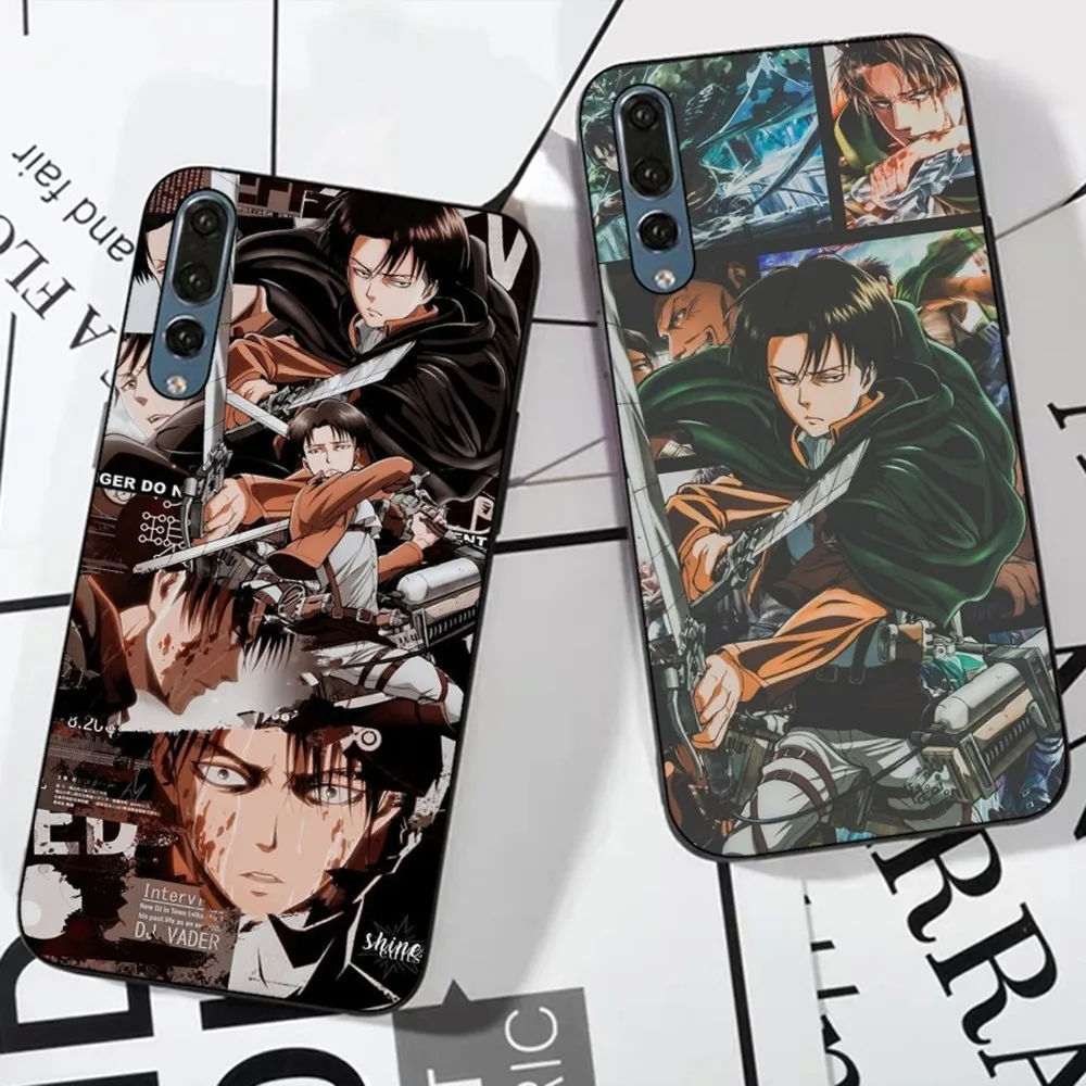 

Anime L-LEVI A-ACKERMAN Phone Case For Huawei P 8 9 10 20 30 40 50 Pro Lite Psmart Honor 10 lite 70 Mate 20lite