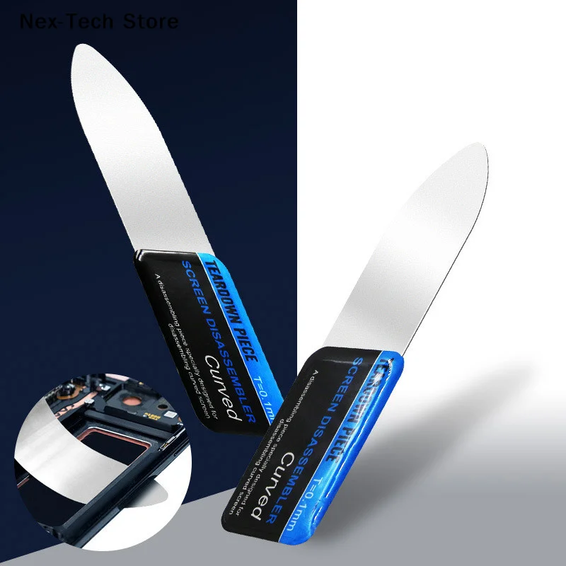 [NT]Obile Phone Curved LCD Screen Spudger Opening Pry Card Tools Ultra Thin Flexible[NT]