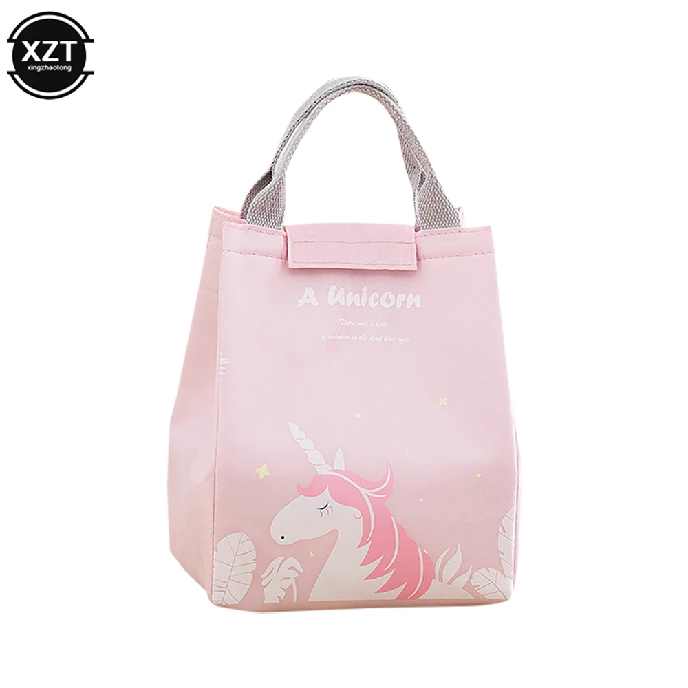 Cartoon Cooler Lunch Bag For Picnic Travel Kids Women Thermal Breakfast Organizer Insulated Waterproof Storage Bag For Lunch Box