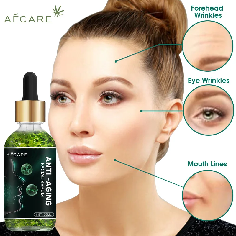 Seaweed Anti-Wrinkle Serum Anti-Ageing Effective Facial Serum Fade Fine Lines Whitening Moisturizing Lifting Firming Skin Care