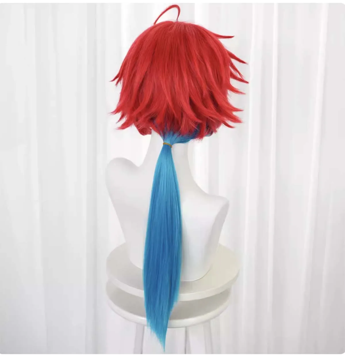 Anime Cosmic Princess Kaguya Akira Mikado Red Blue Heat Resistant Synthetic Hair Wig For Men