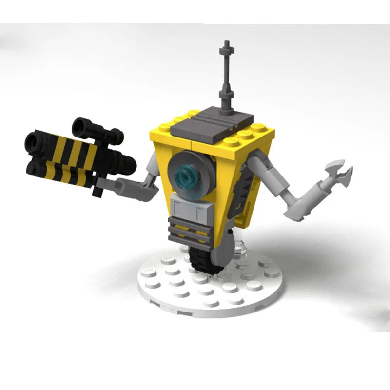 주의를 끄는 로봇 빌딩 블록 MOC-30832 미니 미니어처 농담 로봇 장식 조립 모델 퍼즐 장난감 생일 선물