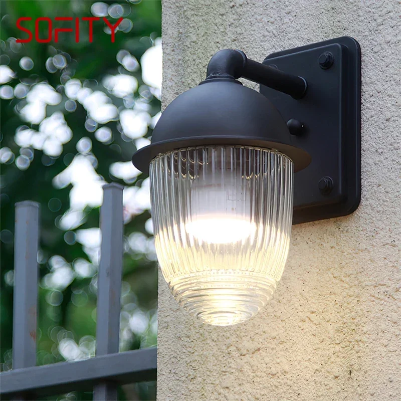 

SOFITY Contemporary LED Outdoor Wall Lamps Electric Simplicity Waterproof Balcony Hallway Courtyard Villa Gate Hotel