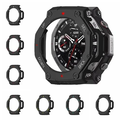 Hard PC Protective Case Cover for Huami Amazfit T-rex 3 Smartwatch Cases Frame Hollow Shockproof Protector Shell Accessories