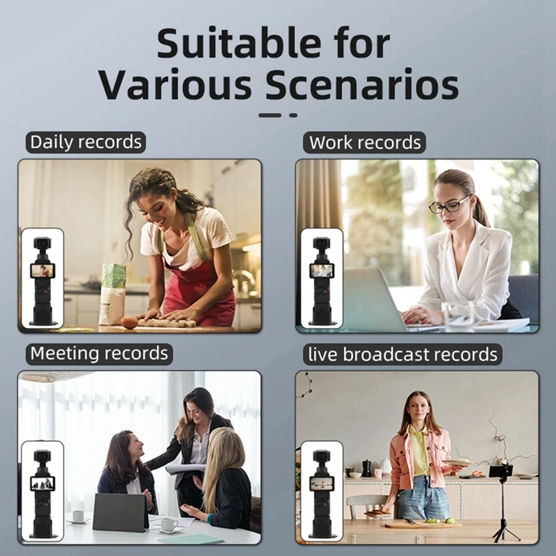 DJI Osmo Pocket 3用カメラアダプターマウント、ネックホルダー調節可能なチェストマウントストラップバックパッククリップ、スタイルB耐久性