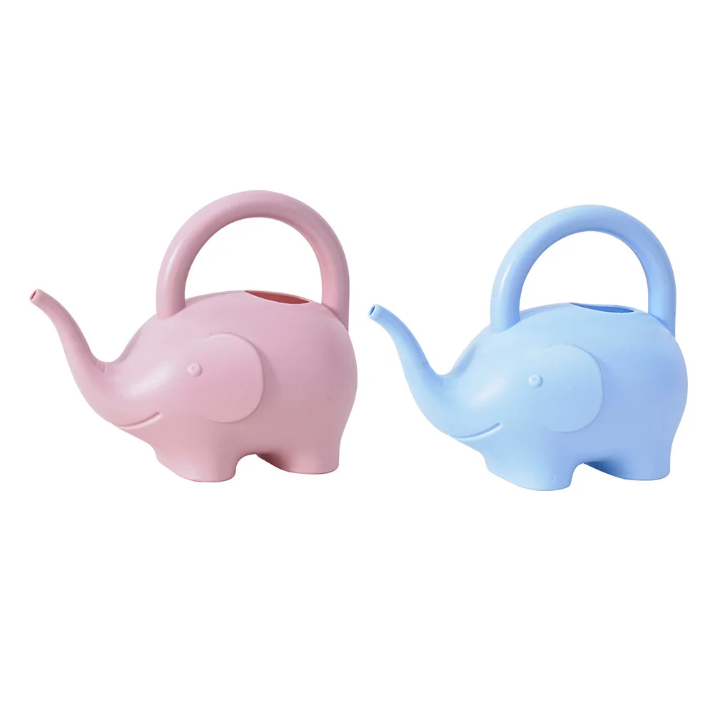 2 Pcs Small Watering Can Child Kettle Bonsai Sprayer Pp Elephant Pitcher Container