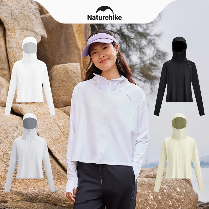 Naturehike Poncho Sun Protection Jacket UPF600+ UV Ultralight 270g for Men Women Sportswear Hiking Cycling Fishing Sunscreen